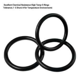 Quality Excellent Chemical Resistance High Temp O Rings Tolerance /- 5 Shore A for Temperature Environments for sale