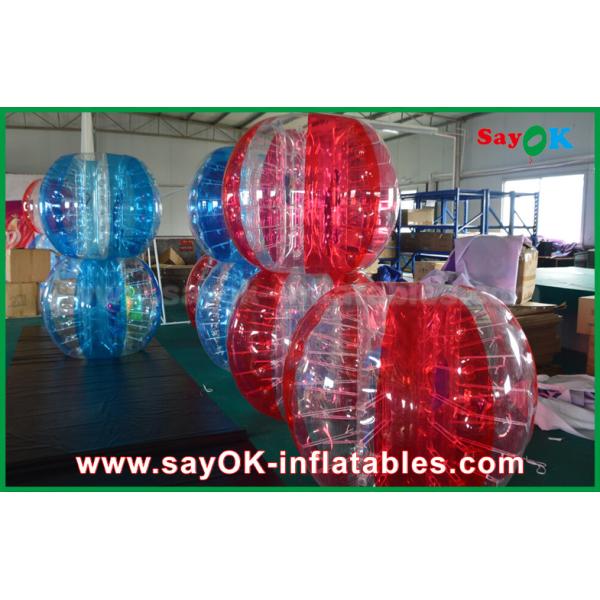 Inflatable Lawn Games Transparent PVC / TPU Inflatable Soccer Bubble Human Ball For Adult / Kid