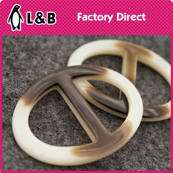 popular sequins various plastic/resin toggles resin buckle for coat belt