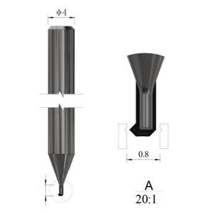 Micro Pave Setting Cutter PCD MCD Diamond Tools Precision Positioning