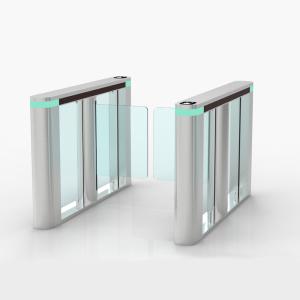 Stainless Steel Office Security Gates 600mm Supermarket Entrance Turnstile