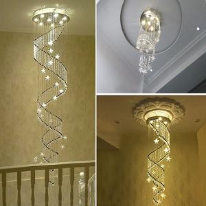 D50cm*H150cm Luxury Bead Curtains Crystal Pendant Light