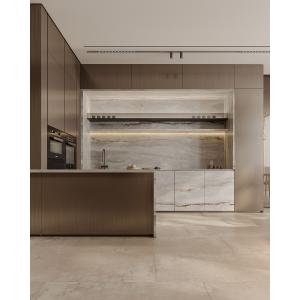 Kitchen Wooden Cabinets High-End Contemporary Cupboard Units in Stylish Homes