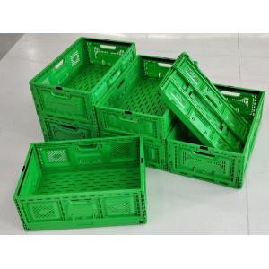 Injection Foldable Collapsible Plastic Crate Fruit And Vegetable Heavy Duty
