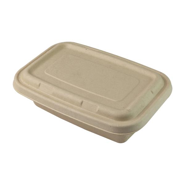 Buy Disposable Biodegradable Sugarcane Bagasse Food Container Set Rectangle at wholesale prices