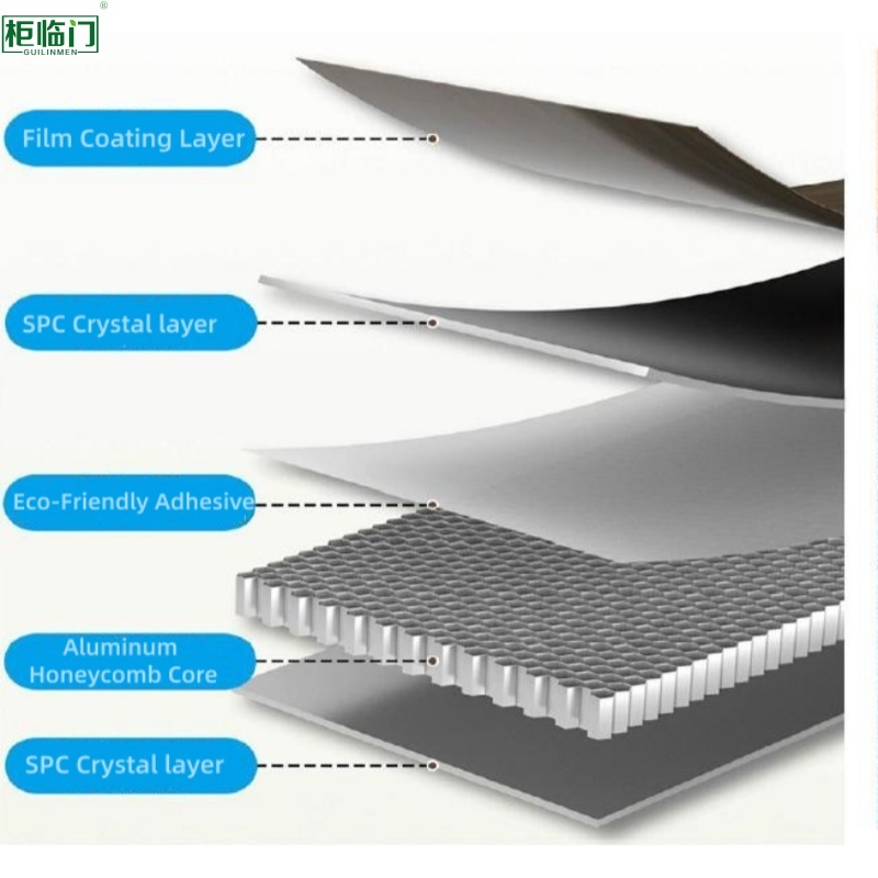 SPC Honeycomb Stone Plastic Composite Panel Waterproof Moisture Proof