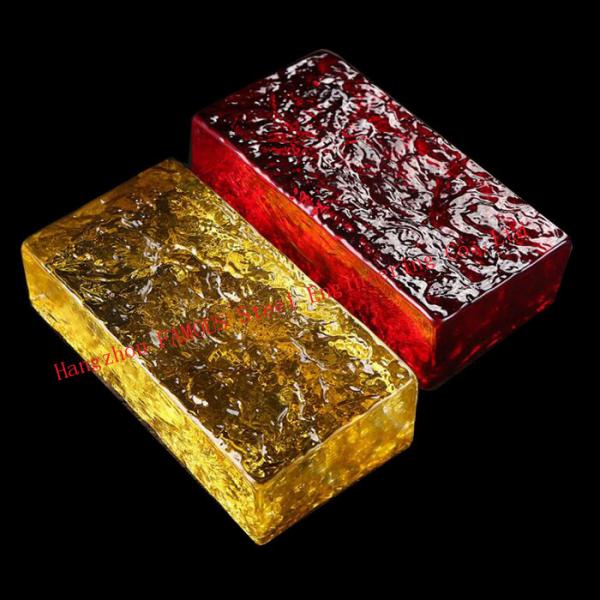 200x100x50mm Solid Glass Block Clear Building Decorative Crystal Brick