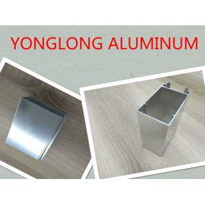 Mechanical Polishing Aluminum Window Profiles Shining Surface Silver White