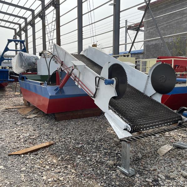 4 CBM Capacity Water Hyacinth Harvester 5km/h For River Waterweed Harvesting