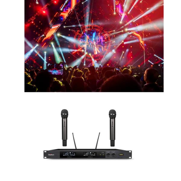 UHF Wireless Lavalier Lapel Microphone System / Headset / Stand Mic 165ft