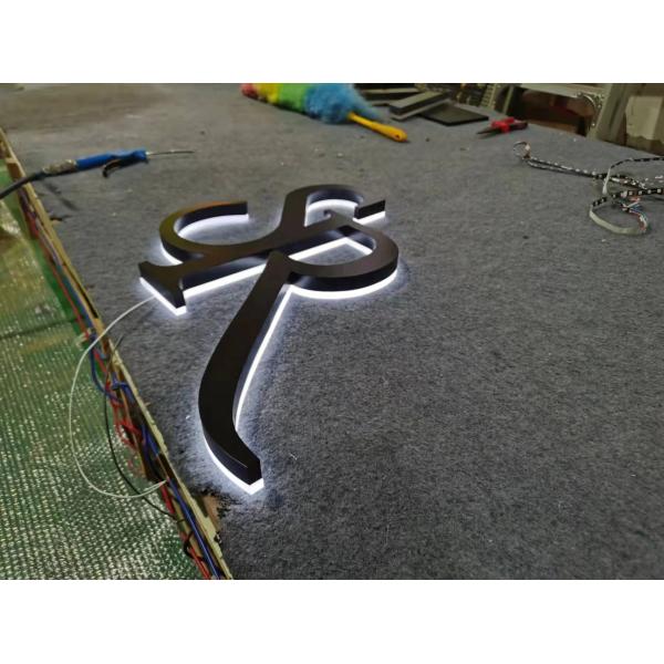 Hot selling custom sign outdoor advertising logo 3d backlit metal store letter