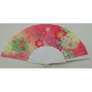 Promotional Heat Transfer / Silk Printing Plastic Folding Hand Fans With