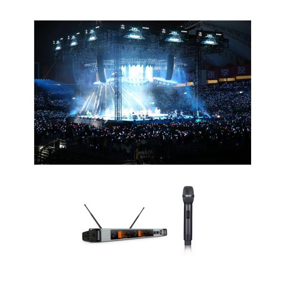 Buy Enhanced AF Frequency Range UHF Wireless Microphone 600 Selectable Frequencies at wholesale prices