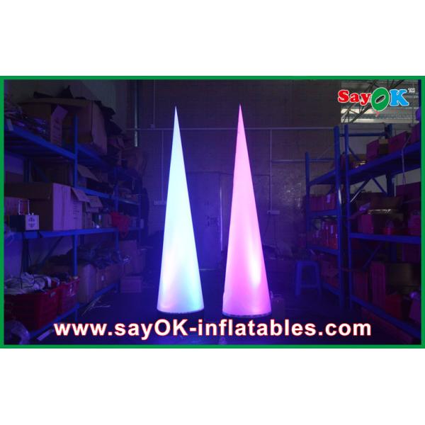Buy Light Circular Cone Inflatable Lighting Decoration For Advertising at wholesale prices
