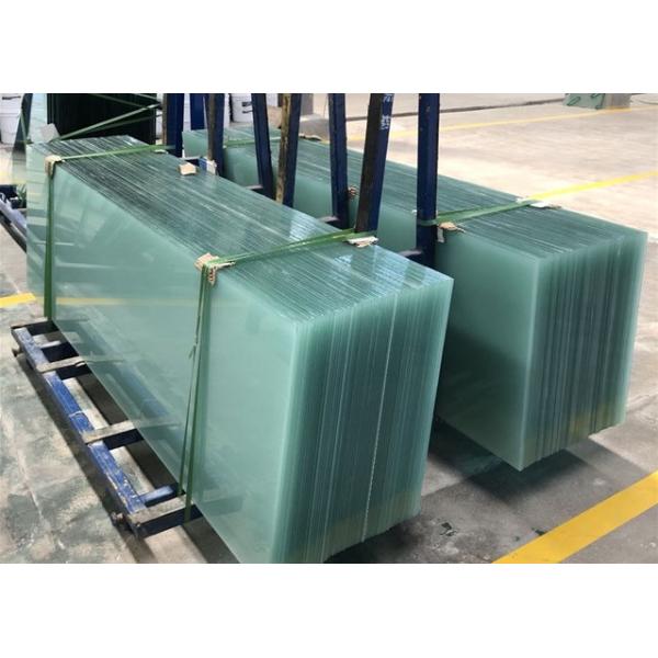 6mm Transparent Tempered Glass Board Stain Resistant Flat Surface