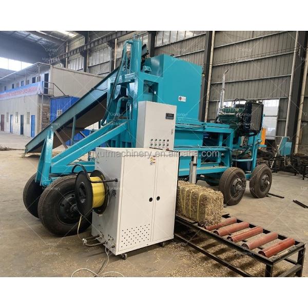80-120 Bales High Capacity Alfalfa Hay Press Block Machine Leaves Straw Compress