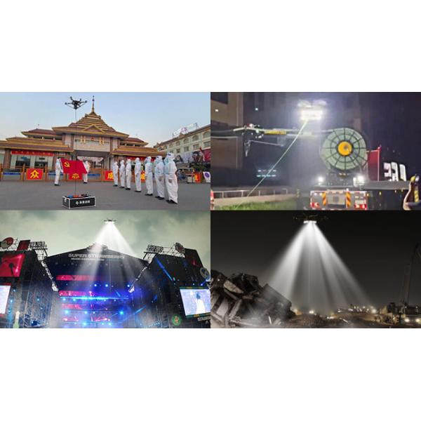 Heavy Lift Military Tethered Drone Systems For Sports Security Integrated Tethered Surveillance Drone