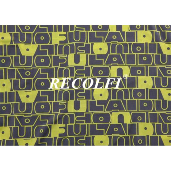 Single Jersey Recycled Polyester Fabric Activewear Yoga Gym Wearing