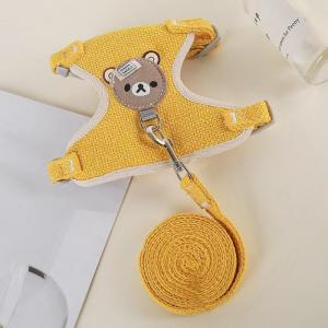 Pet Harness Beathable Adjustable Cutomized for Small Teddy Dogs
