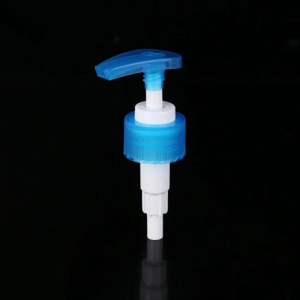 28/410 Ribbed Lotion Pump for Hand Pump in Blue