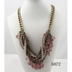 2012 beautiful beaded long pearl necklace with fashion design