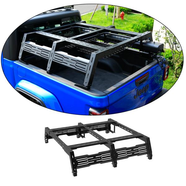 Roof Mount Aluminium Alloy 4x4 Vehicle Auto Accessories Truck Bed Rack System Roll Bar