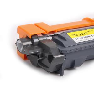 Brother Color Compatible TN221Y Toner Printer Cartridges With 2500 Pages Yield