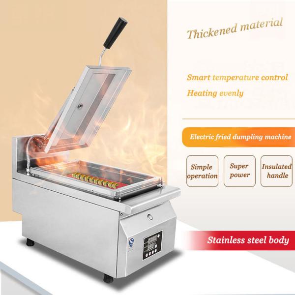 Electrical Dumpling Maker Machine Gyoza Auto Gas Momo Making Machine