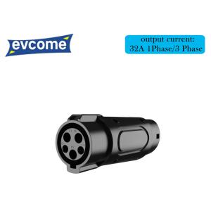 EVCOME Type 1 To Type 2 Adapter (32A 1 Phase 3 Phase ) Ev Charger Connector OEM