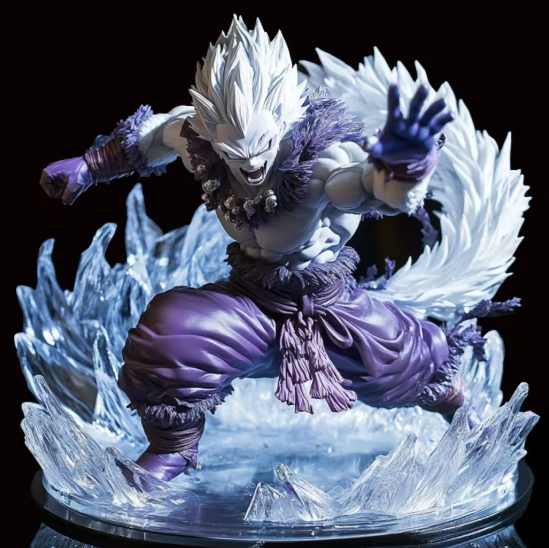 Close-up detail of character face