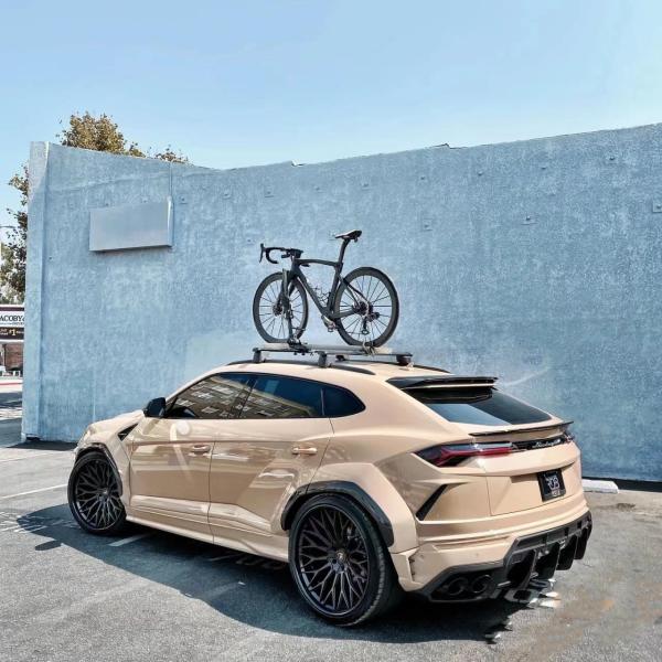 1016 Style Lamborghini Body Kit Urus Carbon Fiber Front Lip Diffuser Spoiler Hood White