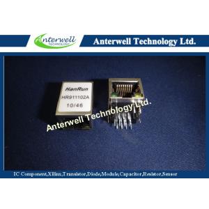 HR911102A RJ45 Integrated Magnetics Electronics Parts 30MHz With LED