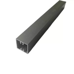 6063 Aluminium Sliding Door Frame Anodized Square With Screw Part