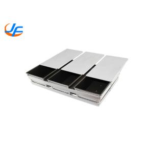 RK Bakeware China Foodservice NSF Pullman Aluminum Loaf Pans , Nonstick Totast Bread Loaf Pan Fluted Pan With Lid