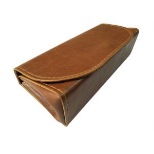 High-end Leather Portable Sunglasses Case / Spectacle Pouch