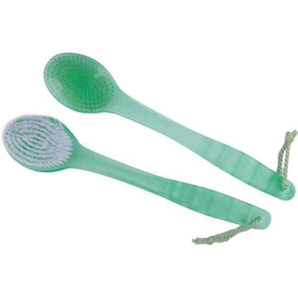 Effective Bathroom Back Scrubber , Bath Body Brush With Ps Handle