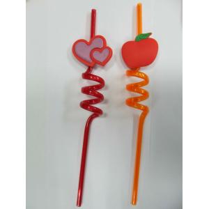 Disposables plastic drinking Straws Creative Arts Assorted Colors