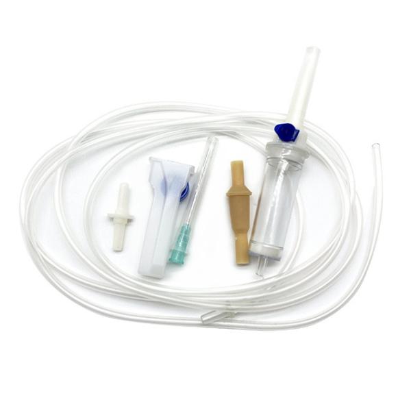Luer Slip / Luer Lock Connector Disposable Sterile IV / Infusion Set In Plastic