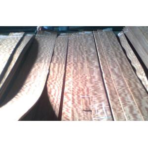 China Reddish Makore Quarter Cut Veneer With Strong Figured Grain on sale