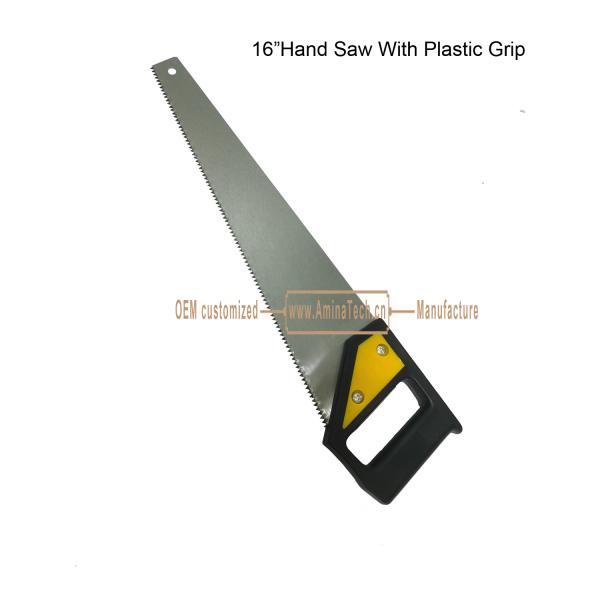 16”Hand Saw With Plastic Grip,Hand Tools