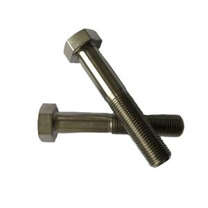 China ISO Standard 1/2-20*2.75 Inch Titanium Hex Head Bolt for Sprint Car in Imperial Measurement System Natural Colour on sale