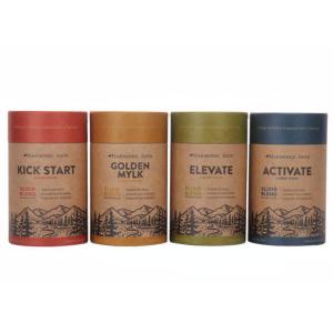 157gsm Paper Tea Coffee Tube Packaging Cardboard Cosmetic Tube