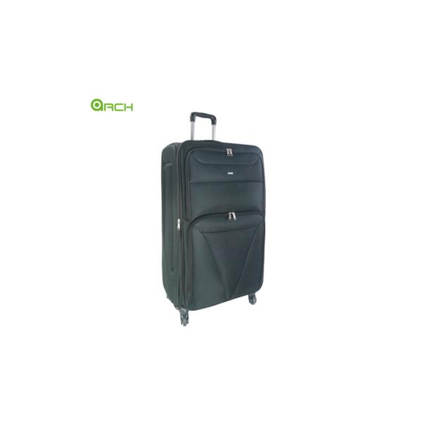 Buy Trolley Travel Suitcase with Two Front Pockets and Spinner Wheels at wholesale prices