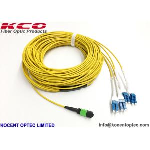 LC Super Boot MTP MPO Optical Patch Cord 8fo 12fo 24fo Fanout 3.0mm OS1 OS2 LSZH