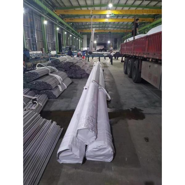 Round Ends Stainless Steel Fluid Tubes 12Meters Length 1mm - 100mm Wall Thickness