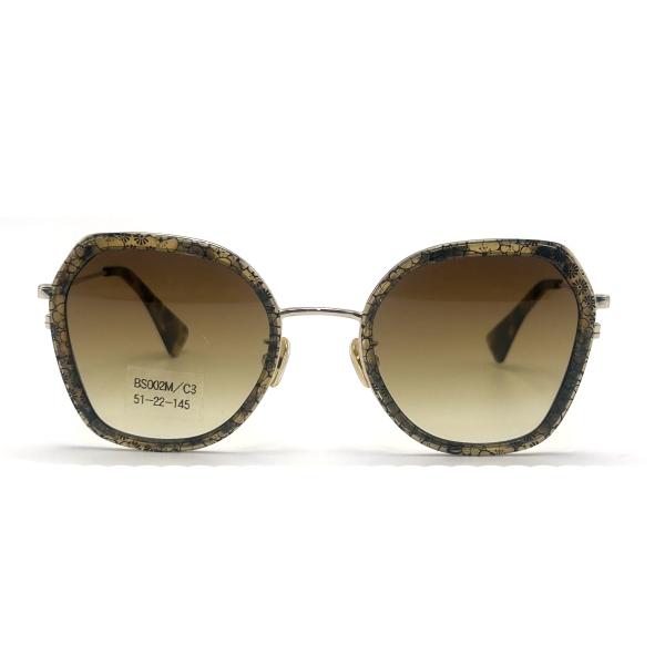 Buy BS002M Acetate Metal Spectacles with polygonal eyeshape at wholesale prices