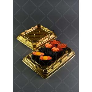 Traditional Japanese Sushi Box in Plastic for Food and Fruit Service