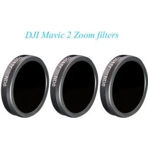 DJI Mavic 2 Zoom Black Alloy Optical Glass Drone Camera Filters Sets For Drone