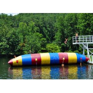 Red / Blue / Green Inflatable Water Pillow Water Floating Launch Toy
