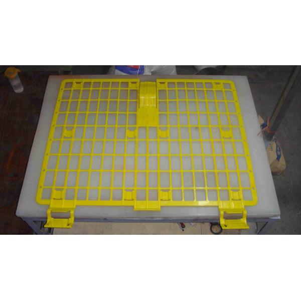 Buy Yellow Plastic Brick Guard System / Scaffolding Safety Accessories at wholesale prices